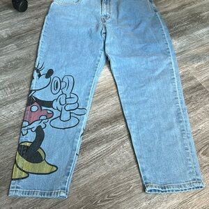 Minnie Mouse Levi High Rise Boyfriend Jeans